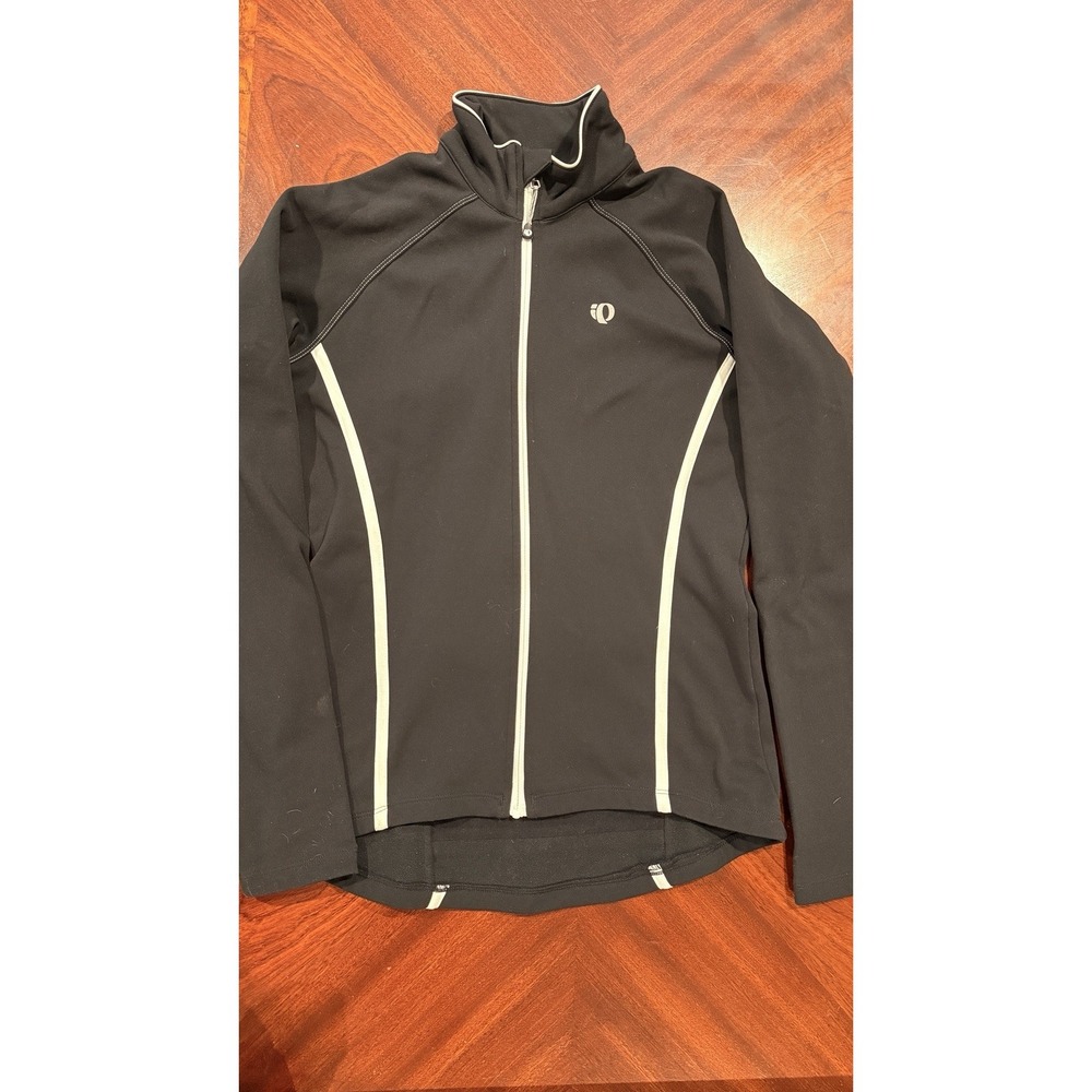 Pearl Izumi Select Series Cycling Jacket Womens Medium Black Full Zip Reflective